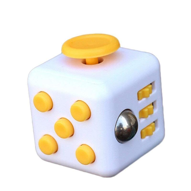 Fidget Cube Fidget Cubes - siopashop.ie White/Orange