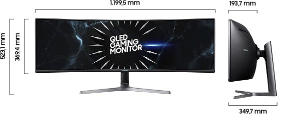 Computer Monitors Samsung 49" Curved Gaming/PC Monitor - siopashop.ie