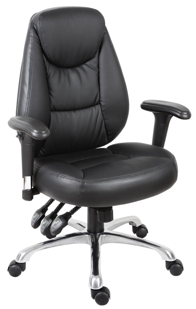 Office Chair Portland Luxury Office Chair - Black - siopashop.ie