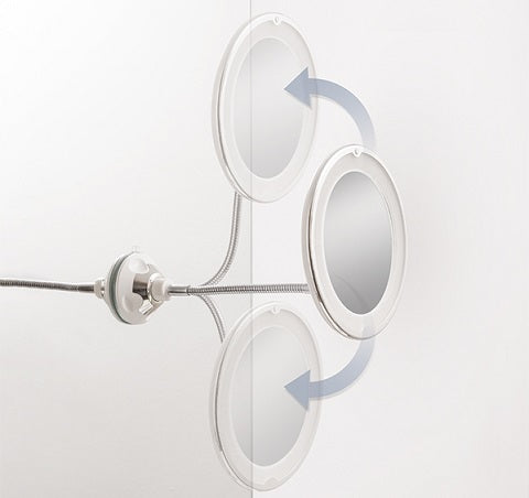 Flexible Mirror Magnifying Flexible Mirror with Suction Cup - siopashop.ie