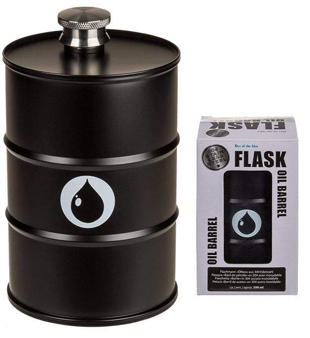 Flask Novelty Oil Barrel Drink Flask - siopashop.ie