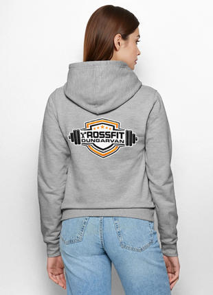 Women’s Crossfit Hooded Jacket - heather grey