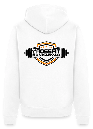 Men's Premium Crossfit Hooded Jacket - white