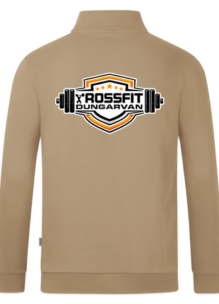 JAKO Crossfit Organic Zip Top - beige