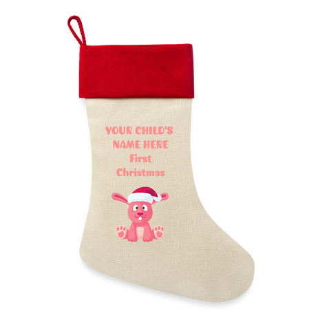 DESIGN IT YOURSELF Baby's First Christmas - natural/classic red 