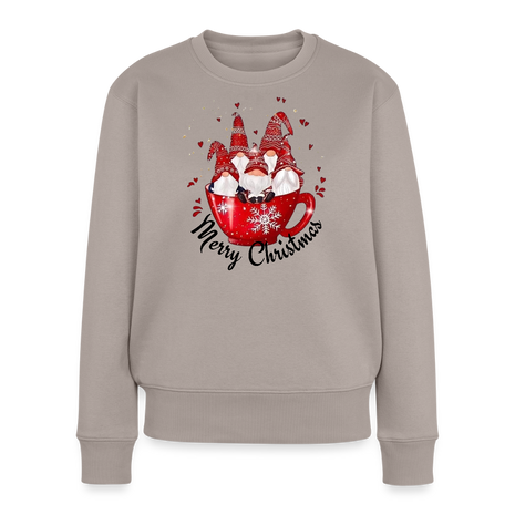 Women’s Christmas Gnomes Premium Sweatshirt - taupe