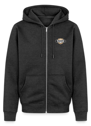 Men's Premium Crossfit Hooded Jacket - heather anthracite