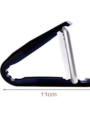 Car Phone Holder Alligator Clip Mobile Phone Holder for Car - Black/Blue - siopashop.ie