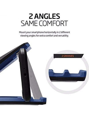 Car Phone Holder Alligator Clip Mobile Phone Holder for Car - Black/Blue - siopashop.ie