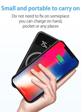 Wireless Charger Wireless Charger for all Qi Smart Devices - Black - siopashop.ie