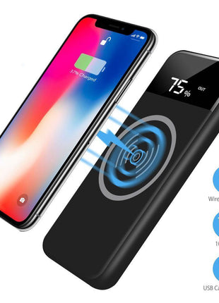 Wireless Charger Wireless Charger for all Qi Smart Devices - Black - siopashop.ie