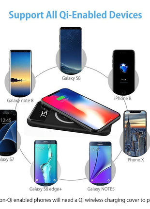Wireless Charger Wireless Charger for all Qi Smart Devices - Black - siopashop.ie