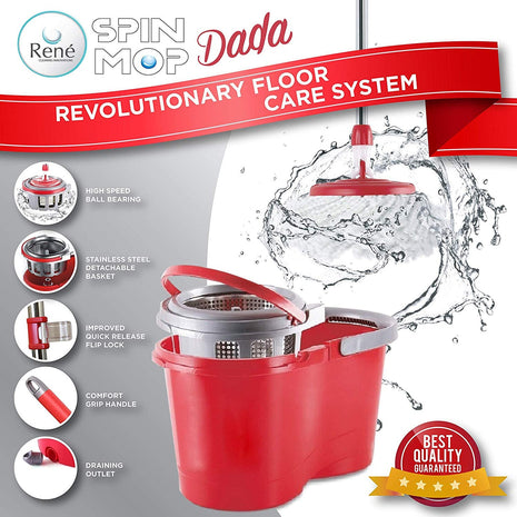 Spin Mop Spin Mop Dada with Free Bottle of Lavender Bleach - siopashop.ie