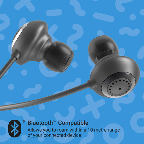 Jam Wireless Earphones JAM Contour Noise Cancelling Earbuds - Black. - siopashop.ie