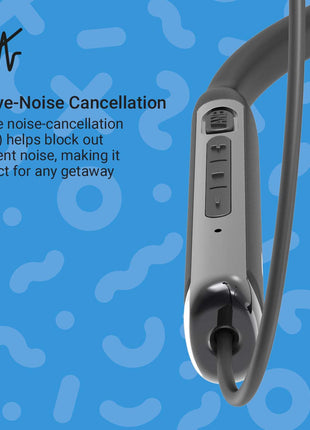 Jam Wireless Earphones JAM Contour Noise Cancelling Earbuds - Black. - siopashop.ie