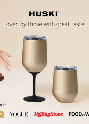HUSKI Detachable Stem Travel Wine Tumbler with Customisation