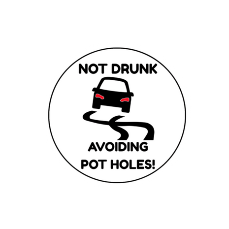 Not Drunk Car Sticker