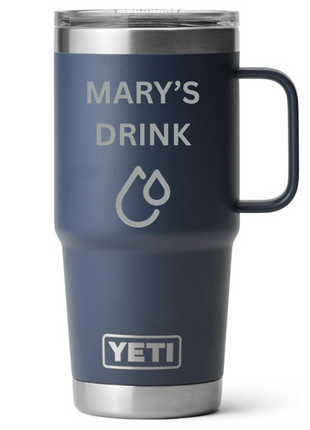 YETI Rambler 30oz Travel Mug with Customisation