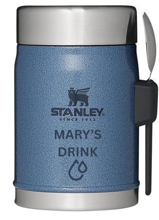 STANLEY 0.4L Food Jar with Spork with Customisation