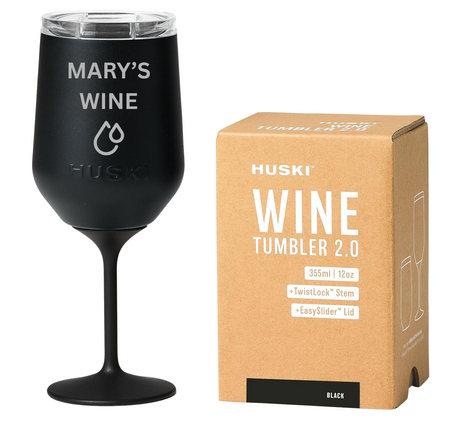 HUSKI Detachable Stem Travel Wine Tumbler with Customisation