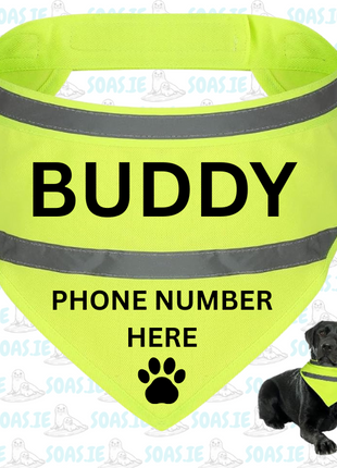 Custom Reflective Pet Bandana