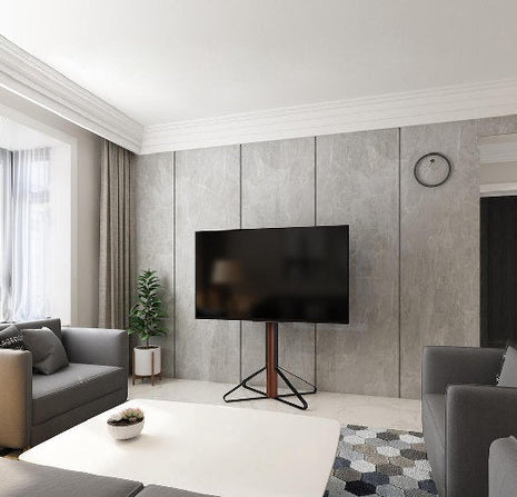 TV Floor Stand Mahogany TV Floor Stand 43" - 65" - siopashop.ie