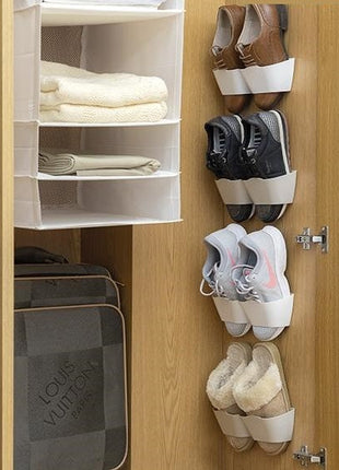 Shoe Racks Adhesive Shoe Racks - 4 Pack - siopashop.ie