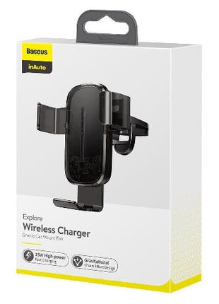 Wireless Car Charger Qi Wireless Air Vent Car Charger - siopashop.ie