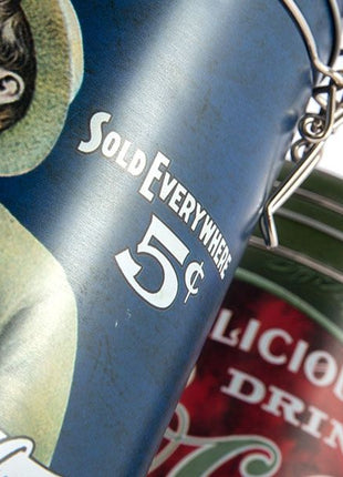 Retro Coca Cola Tin Tall Coca Cola Retro Tin - siopashop.ie