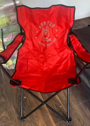 Camping Chair Camping Chairs - Red/Green - siopashop.ie Red