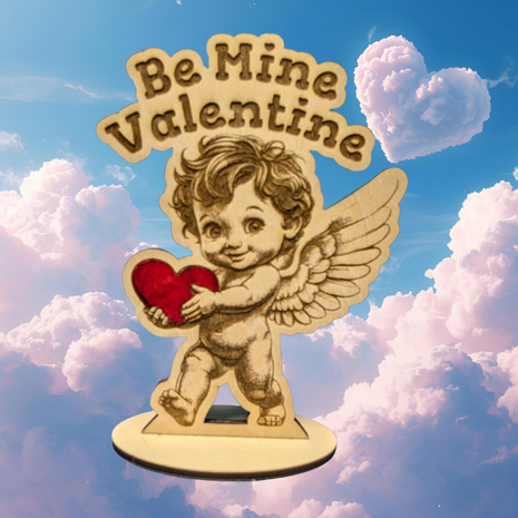 Be My Valentine Wooden Ornament
