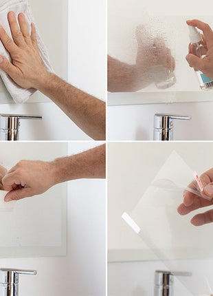Anti Fog Mirror Sheets Anti Fog Mirror Sheet - 2 Pack - siopashop.ie