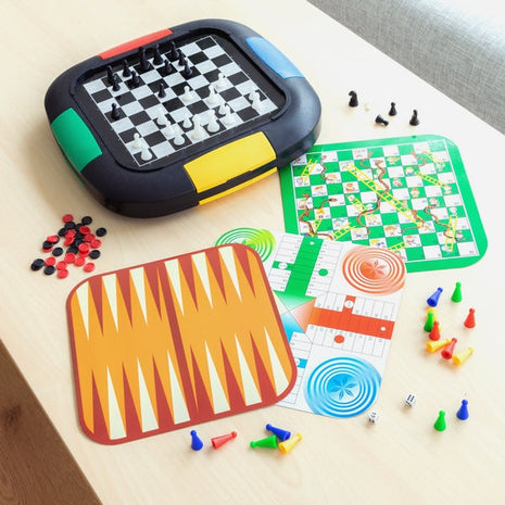 5 in 1 Board Games 5 in 1 Set of Board Games - siopashop.ie