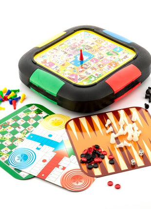 5 in 1 Board Games 5 in 1 Set of Board Games - siopashop.ie