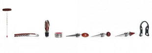 Wine Case 8 Piece Stainless Steel Case Wine Accessory Set - siopashop.ie