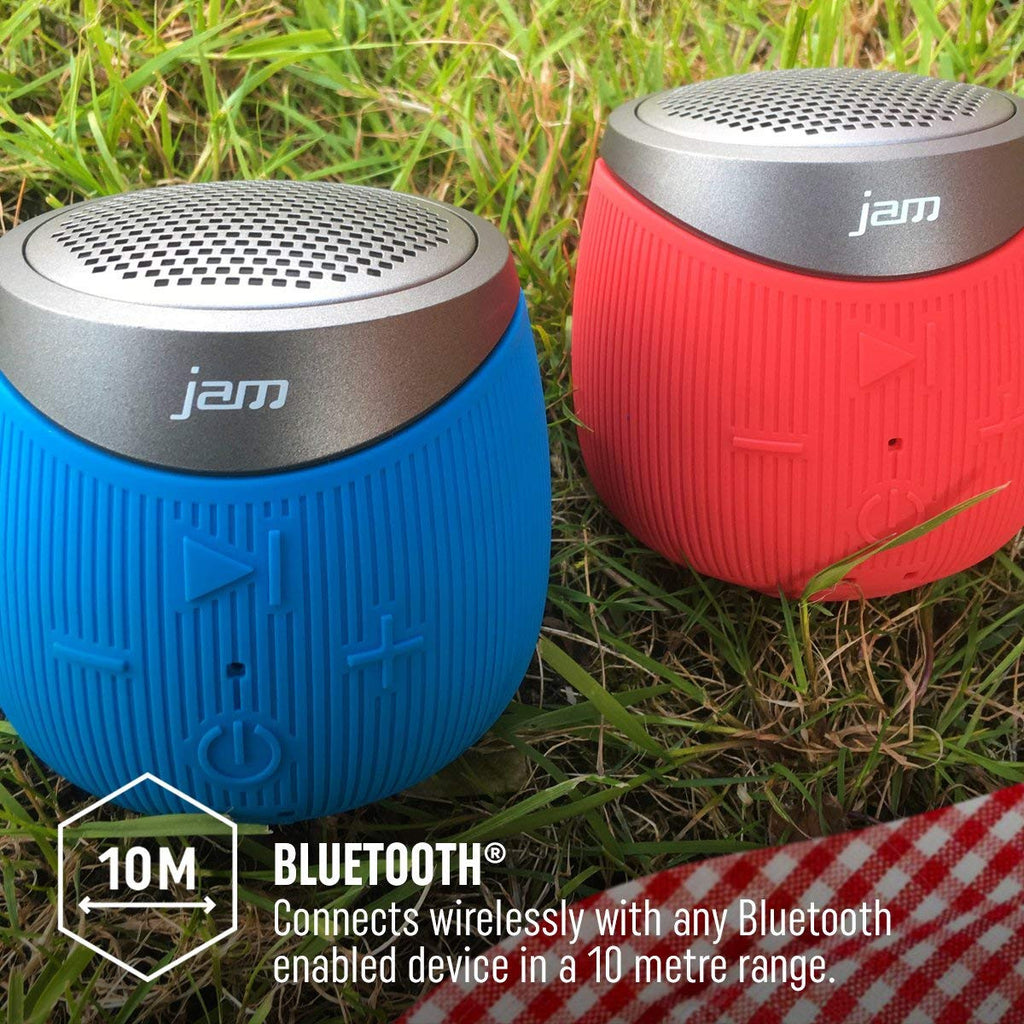 Jam Wireless Speaker JAM Double Down Mono Portable Speaker - Red - siopashop.ie