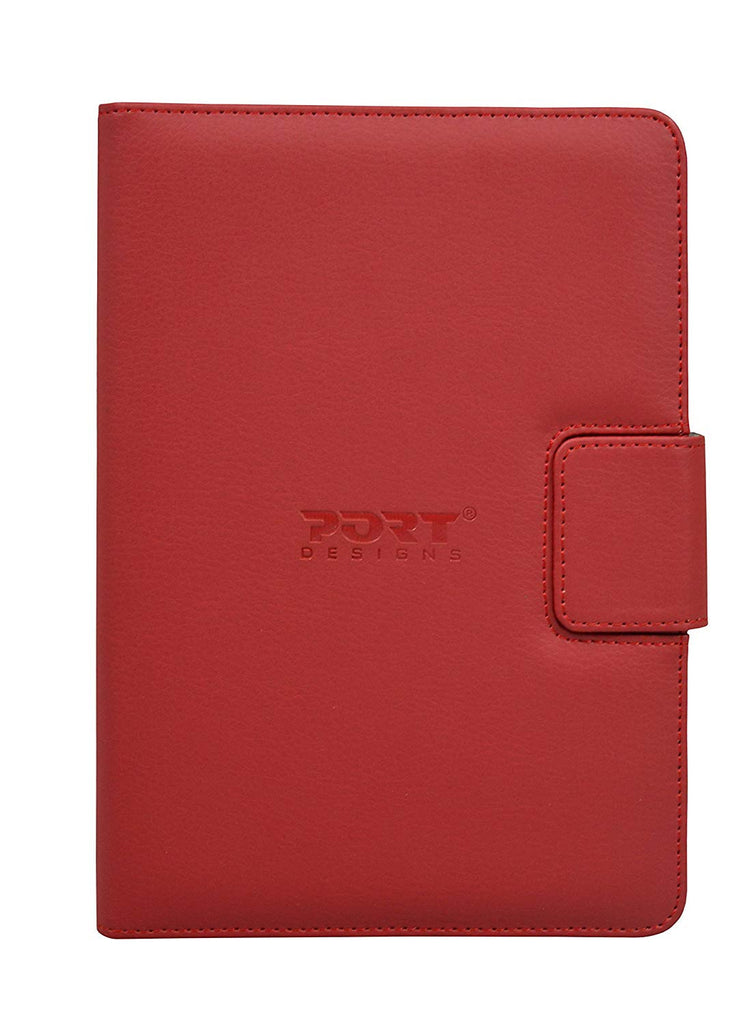 Tablet Case Port Designs 10.1" Flip Case - Red - siopashop.ie