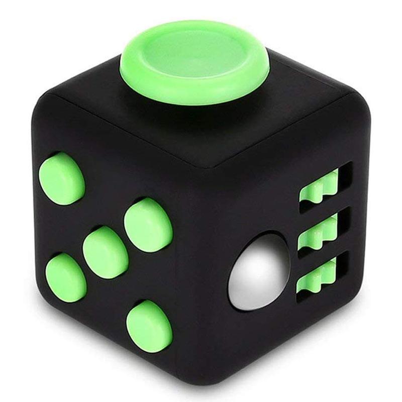 Fidget Cube Fidget Cubes - siopashop.ie Black/Green