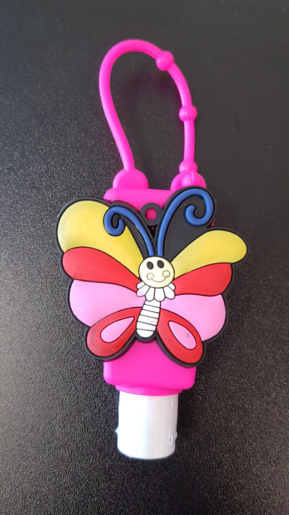 Kids Sanitiser Case Kids Hand Sanitiser with Silicone Case - siopashop.ie Butterfly