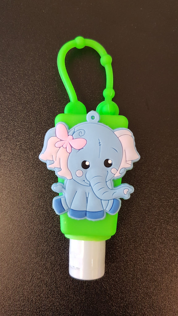 Kids Sanitiser Case Kids Hand Sanitiser with Silicone Case - siopashop.ie Elephant