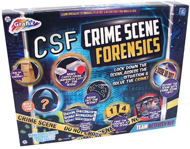 Crime Scene Kit Crime Scene Forensics Team Activity Kit - siopashop.ie