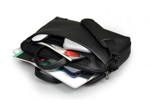 Briefcase bag Zurich Toploading Laptop Briefcase 10/13" - Black - siopashop.ie