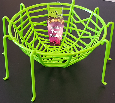 Spider Treat Basket Spider Treat Basket - siopashop.ie Green