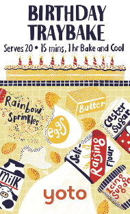 Yoto Activities Card Yoto Activity Card - Cooking With Yoto - siopashop.ie Birthday Traybake