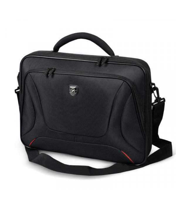 Laptop Bag Port Designs 15.6" Laptop Briefcase - Black - siopashop.ie