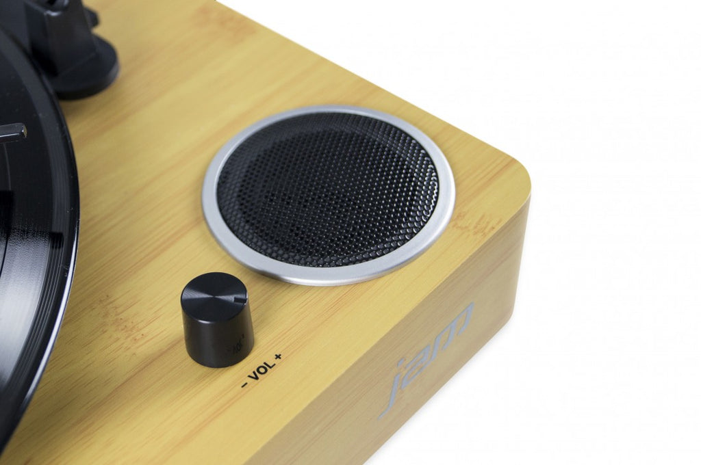 Jam Turntable Jam Sound All in One Turntable - Wood - siopashop.ie