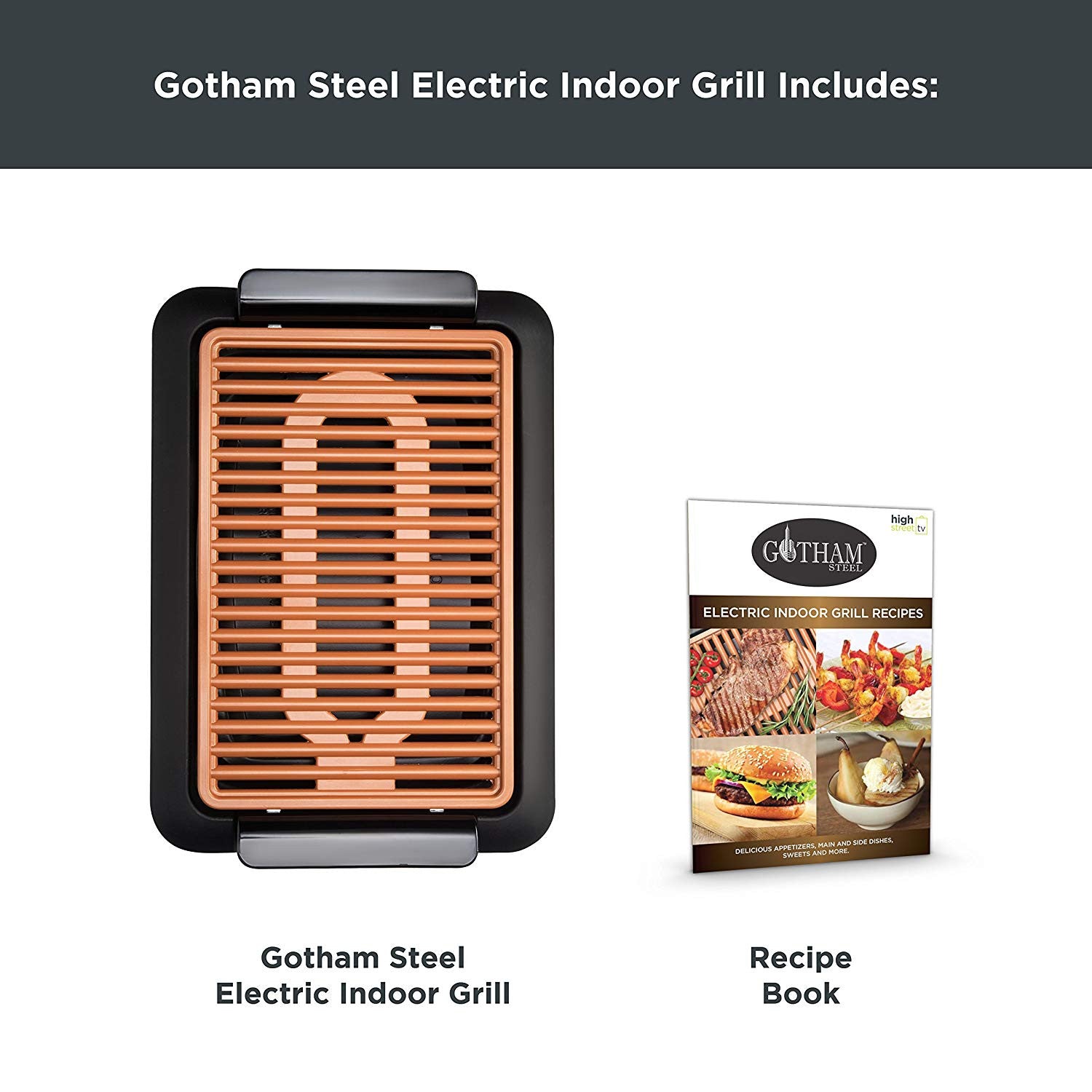 Gotham Steel Electric Folding Grill