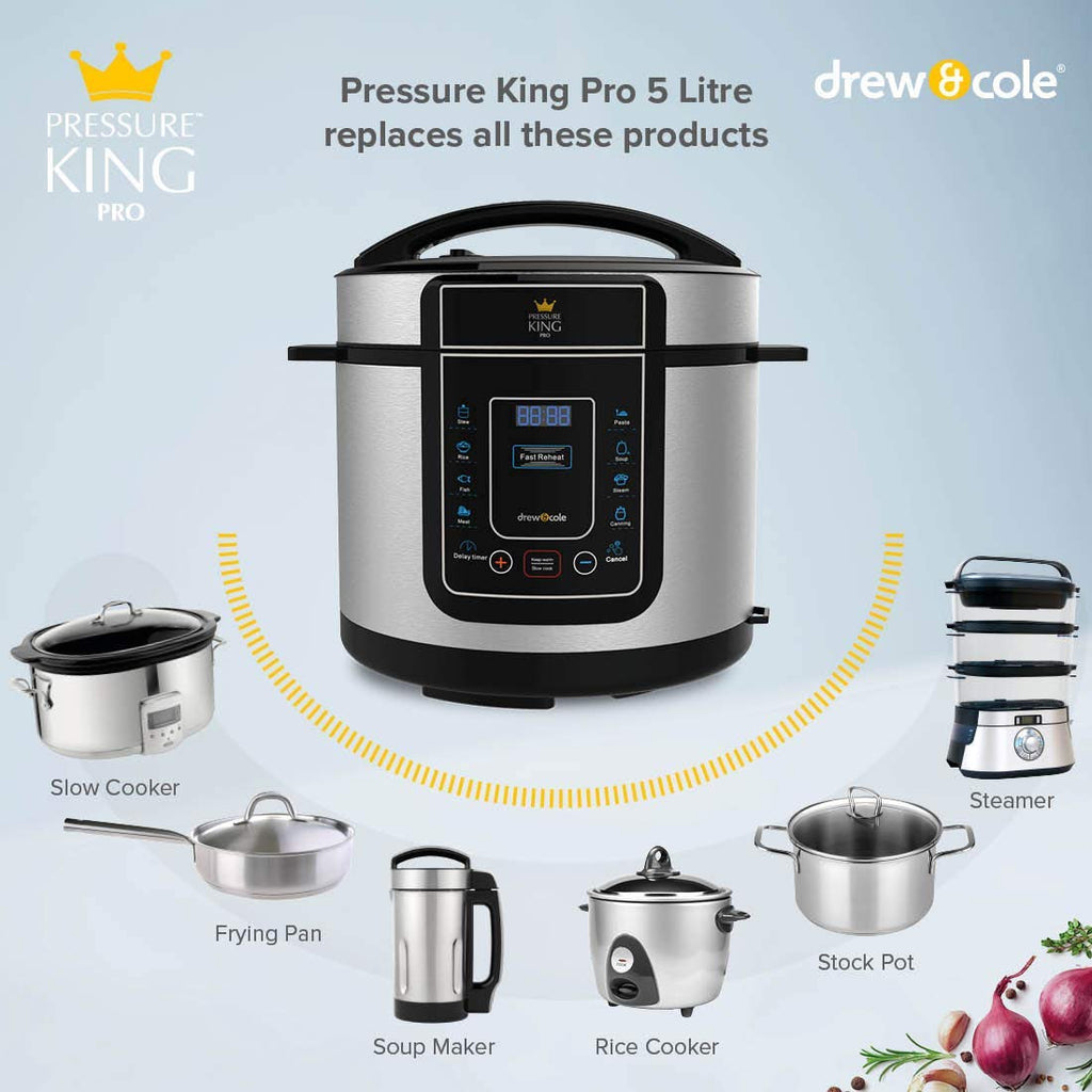 Pressure King Pro Pressure King Pro 12 in 1 5L - Chrome. - siopashop.ie