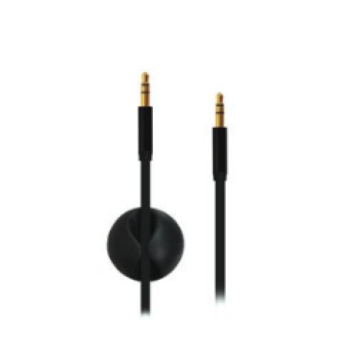 Audio Cable Port Designs 1.5m 3.5mm Black Audio Cable - siopashop.ie