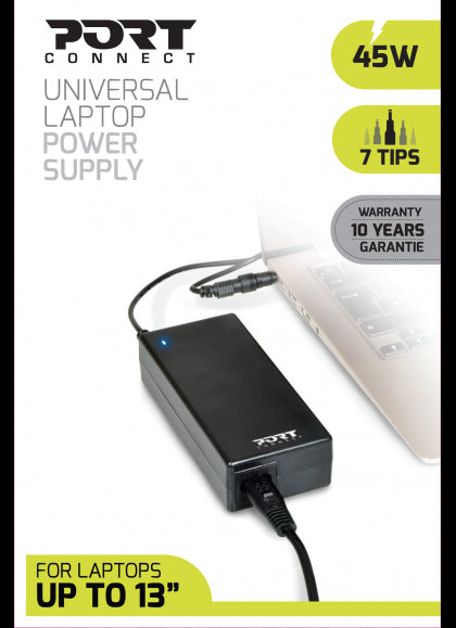 Laptop Power Supply Universal Laptop Power Supply 45W - siopashop.ie